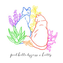 Load image into Gallery viewer, Piel Bella by Jazz X Kiitty | B&W & Color Postcards