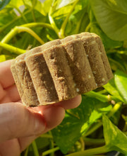 Load image into Gallery viewer, Chamomile + Honey Conditioning Shampoo Bar (damaged/dry/normal hair, best for itchy/dry scalps)