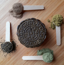 Load image into Gallery viewer, Green Tea + Ginkgo Biloba Stimulating Shampoo Bar (all hairs & all scalps)