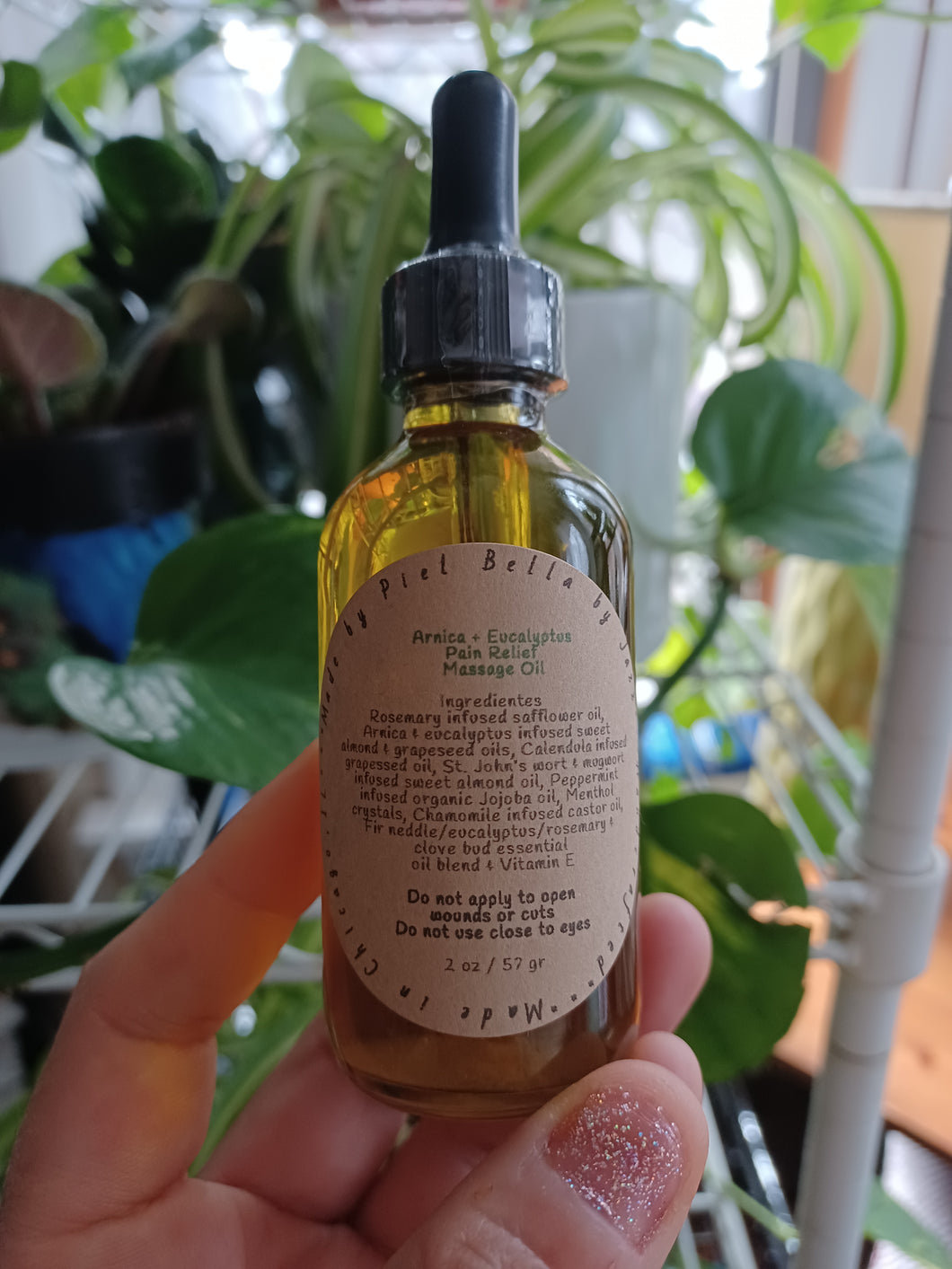 Herb Infused Pain Relief Massage Oil